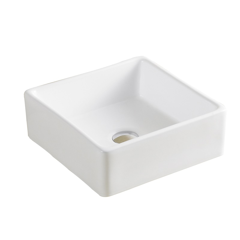 YS28425	Ceramic above counter basin, artistic basin, ceramic sink;