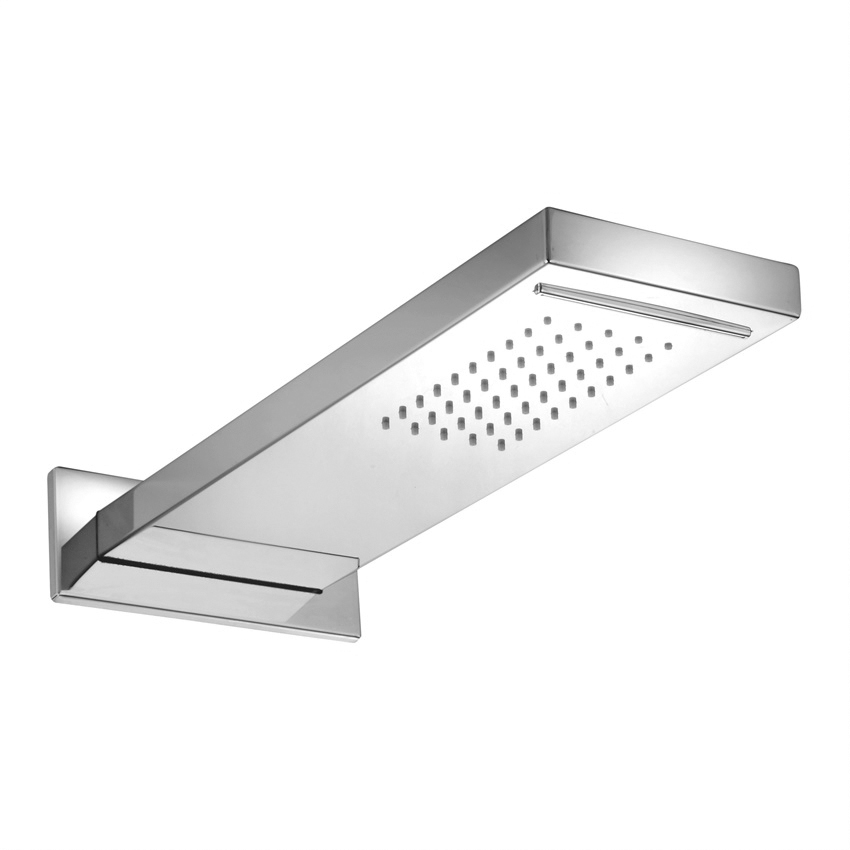 YS78605	SUS304 wall-mounted rain shower head with waterfall;