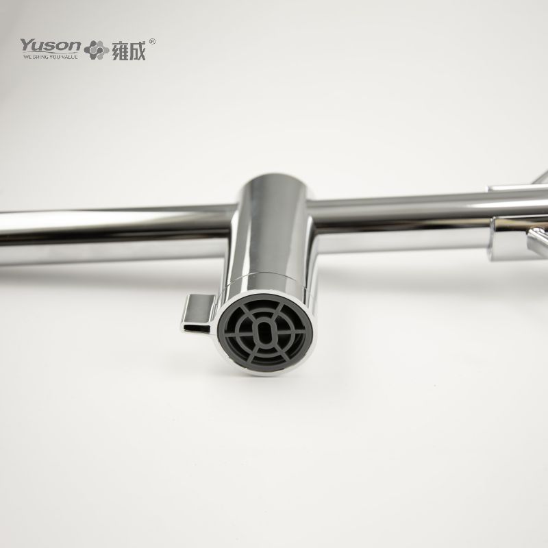 YS33229	Sliding Shower Set, Shower Rail Kit With 3-Function Button Handshower, 900mm Fast-Fix Sliding Bar, 1.5m Stailess Steel Shower hose