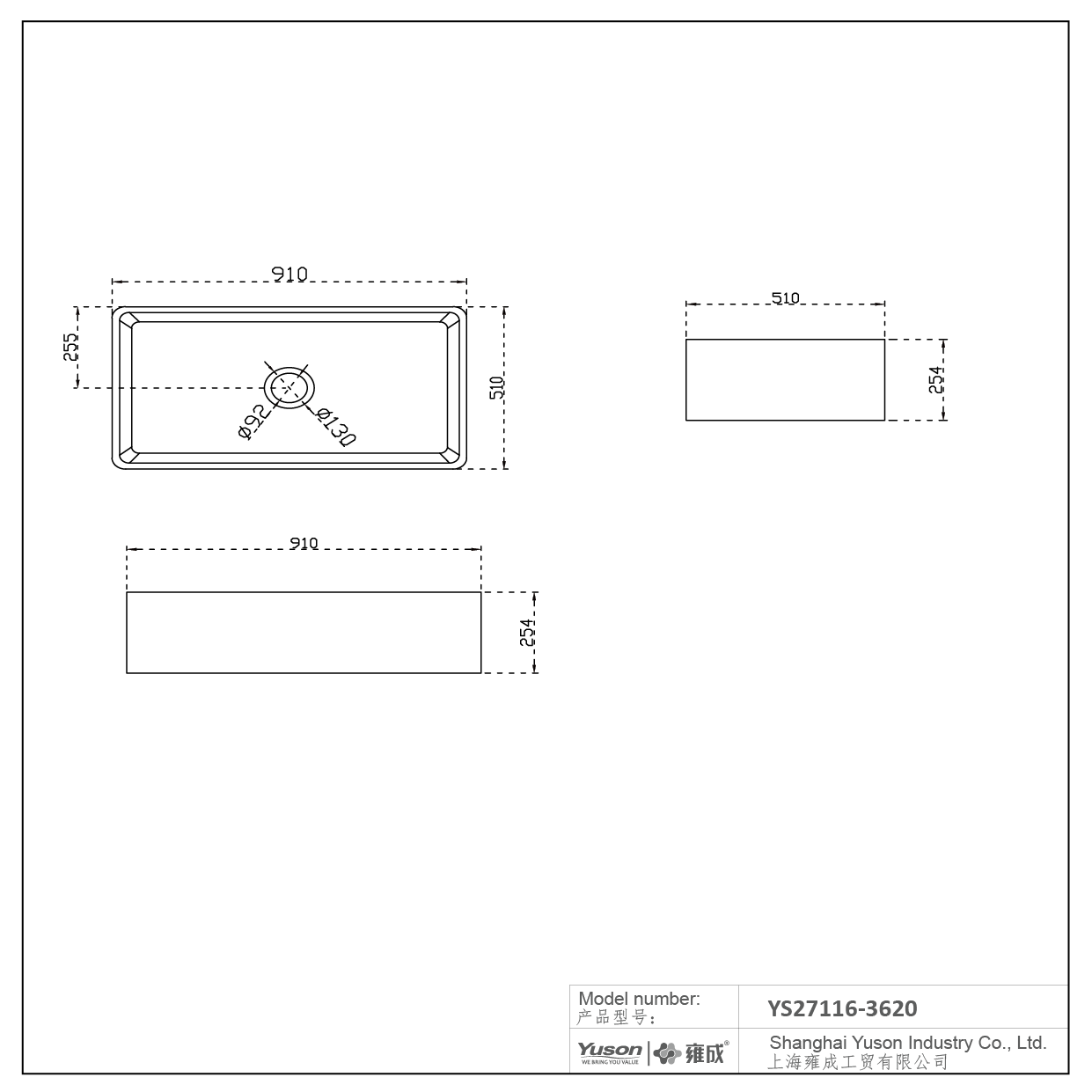 YS27116-3620 36x20 дюймов оптовая продажа с одной чашей FFC Fine Fireclay China Фартук передняя кухонная раковина для декора раковины в загородном доме