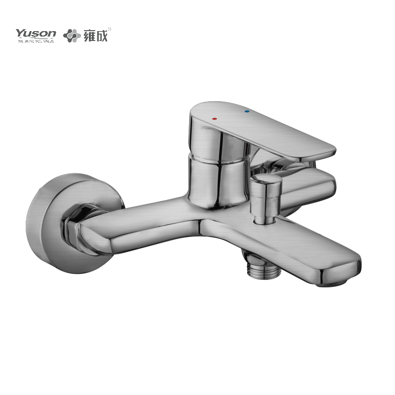 3178-10 Латунный смеситель, однорычажный настенный смеситель для ванны и душа с горячей и холодной водой
