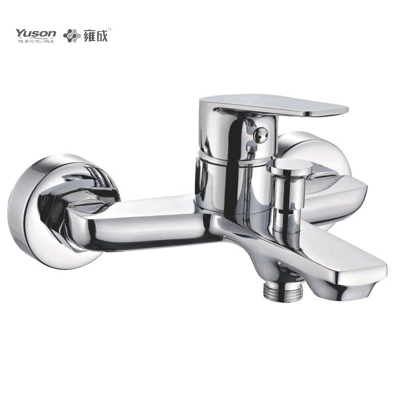 3296-10	brass faucet single lever hot/cold water wall-mounted bathtub mixer