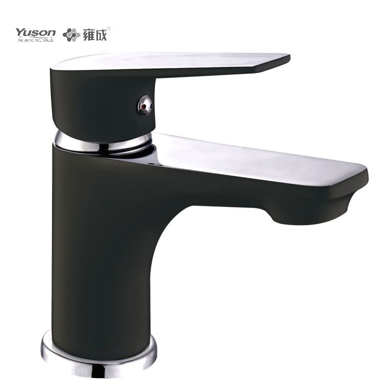 3296-30	brass faucet single lever hot/cold water deck-mounted basin mixer