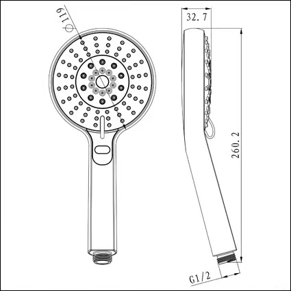 YS31521 Handheld Showerhead