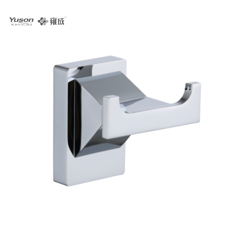 12288 Sleek Bathroom accessories, Robe hook, Zinc/Brass/SUS robe hook, wall- mounted(Series 12200)