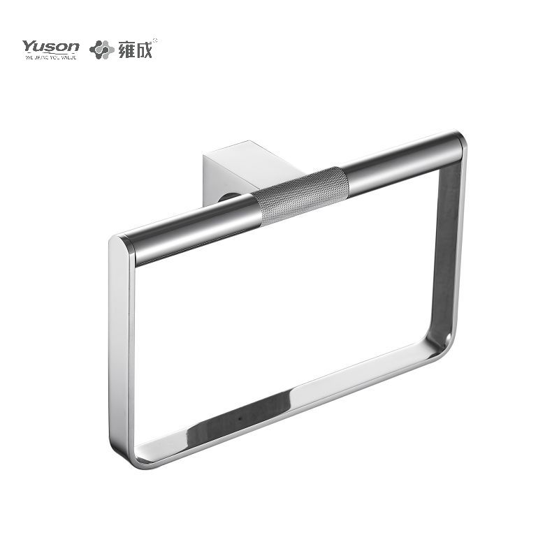 12410 Sleek Bathroom accessories, Towel ring, Towel holder, Zinc/Brass/SUS Towel holder, wall- mounted(Series 12400)