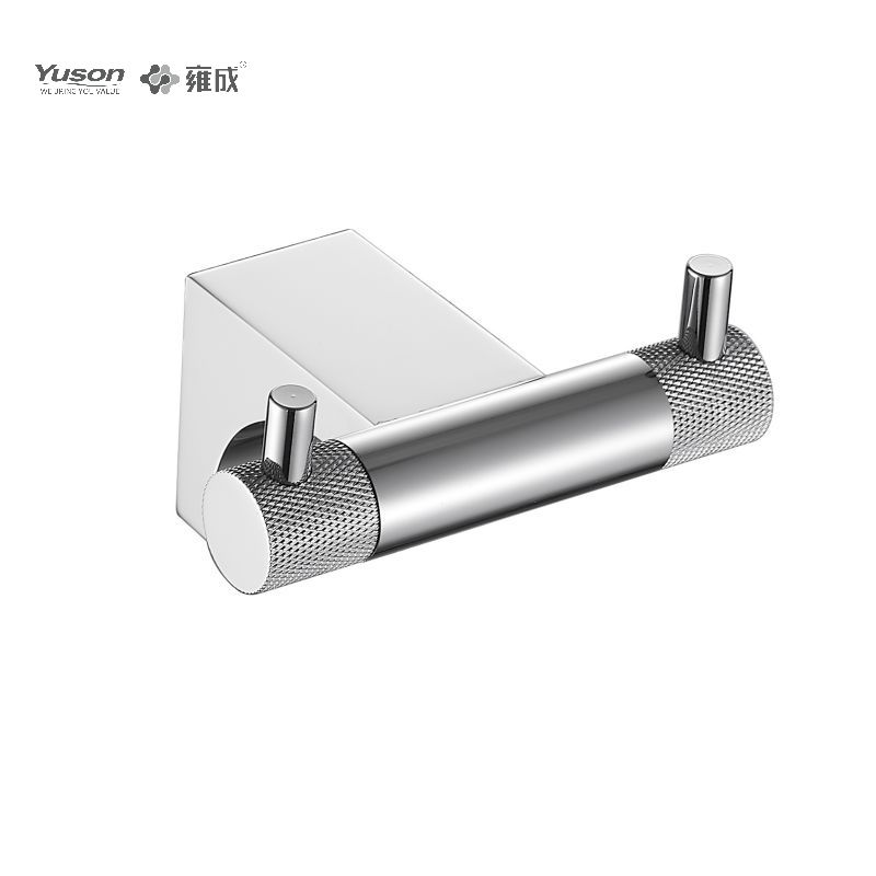 12488 Sleek Bathroom accessories, Robe hook, Zinc/Brass/SUS robe hook, wall- mounted(Series 12400)