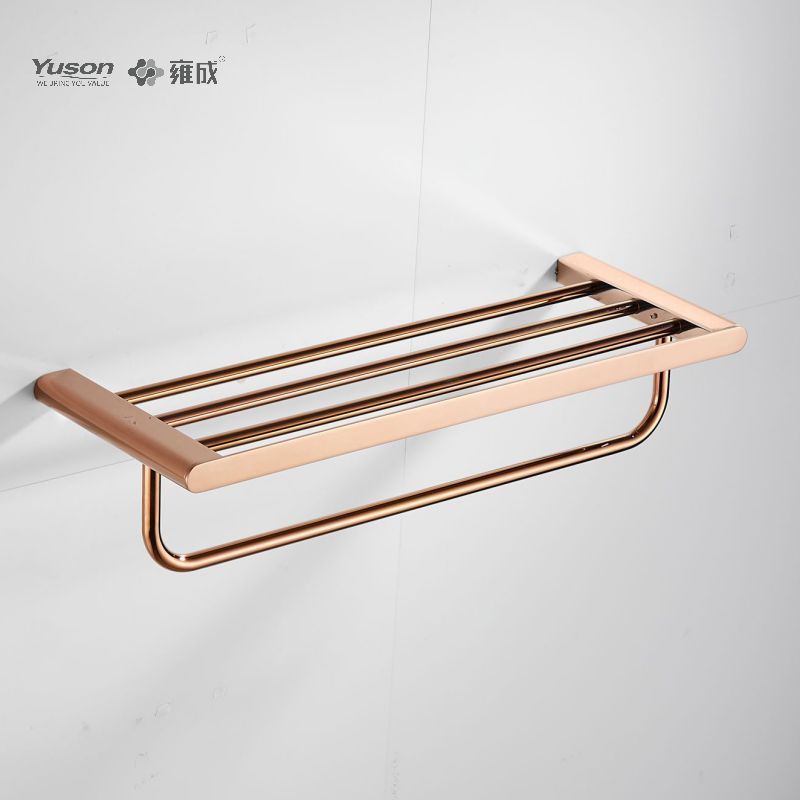 12662 Sleek Bathroom accessories, Towel shelves, Towel rack, Zinc/Brass/SUS Towel holder, wall- mounted(Series 12600)