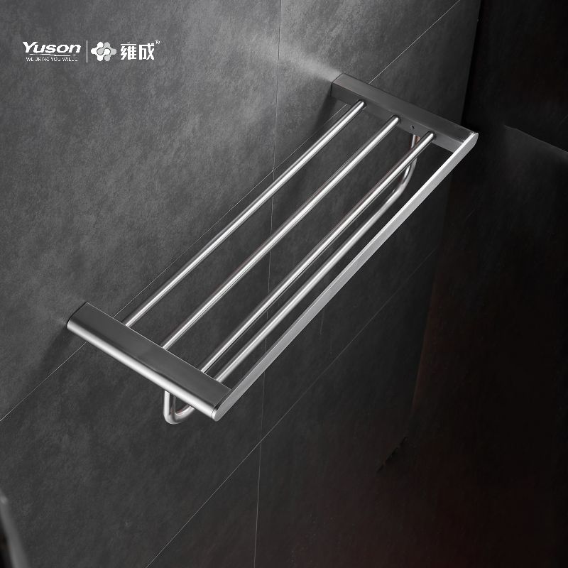 12662 Sleek Bathroom accessories, Towel shelves, Towel rack, Zinc/Brass/SUS Towel holder, wall- mounted(Series 12600)