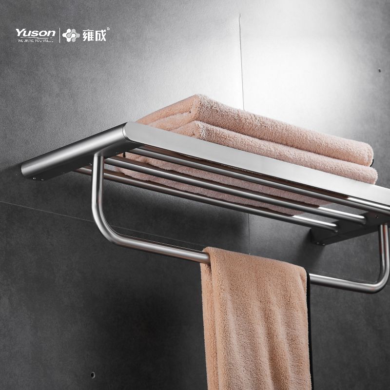 12662 Sleek Bathroom accessories, Towel shelves, Towel rack, Zinc/Brass/SUS Towel holder, wall- mounted(Series 12600)