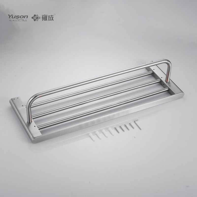 12662 Sleek Bathroom accessories, Towel shelves, Towel rack, Zinc/Brass/SUS Towel holder, wall- mounted(Series 12600)