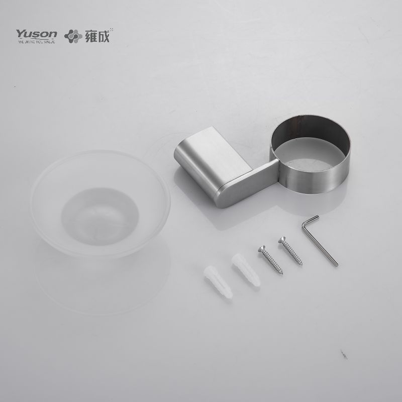 12685 Sleek Bathroom accessories, Soap dishes, with Glass dish,Zinc/Brass/SUS Soap holder, wall- mounted(Series 12600)