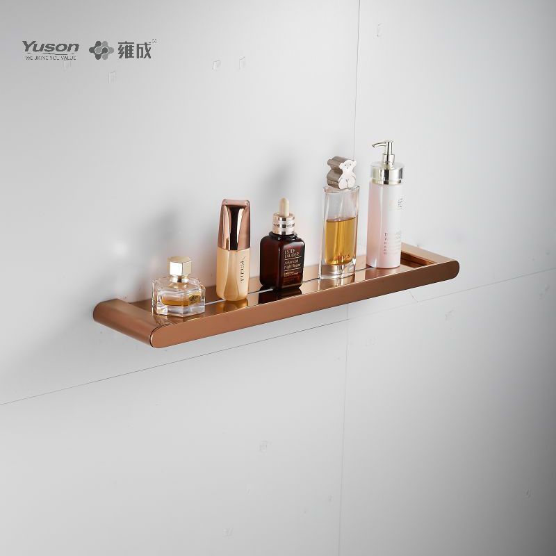 12687 Sleek Bathroom accessories, Storage shelf, Zinc/Brass/SUS shelf, wall- mounted(Series 12600)