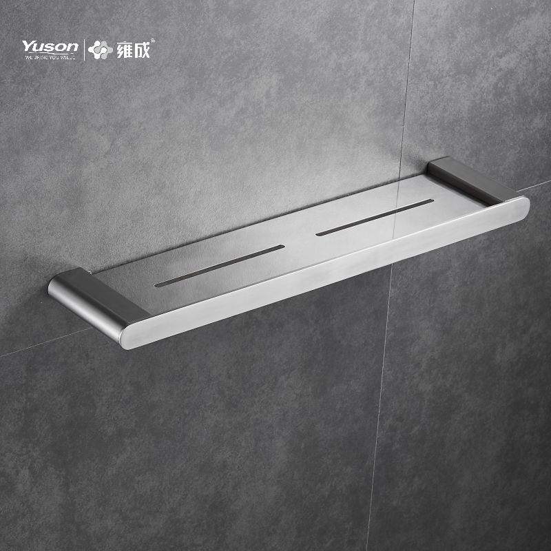 12687 Sleek Bathroom accessories, Storage shelf, Zinc/Brass/SUS shelf, wall- mounted(Series 12600)