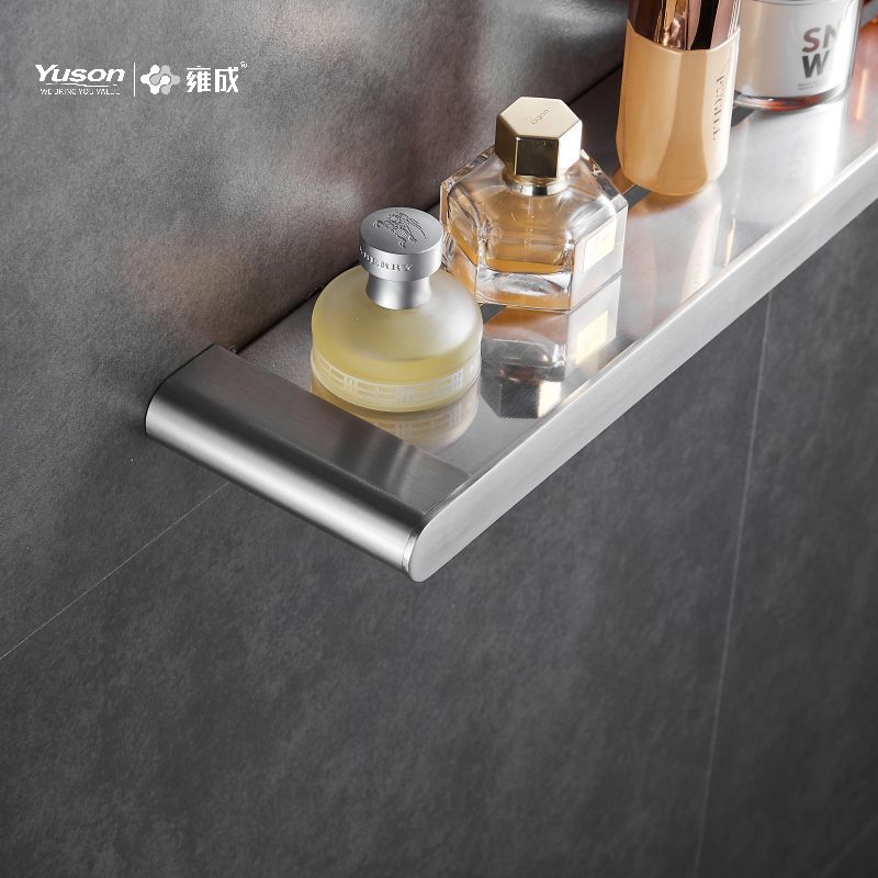 12687 Sleek Bathroom accessories, Storage shelf, Zinc/Brass/SUS shelf, wall- mounted(Series 12600)