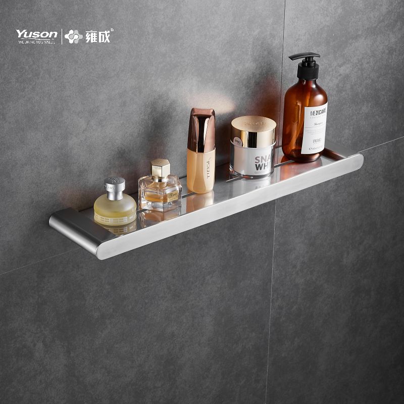 12687 Sleek Bathroom accessories, Storage shelf, Zinc/Brass/SUS shelf, wall- mounted(Series 12600)