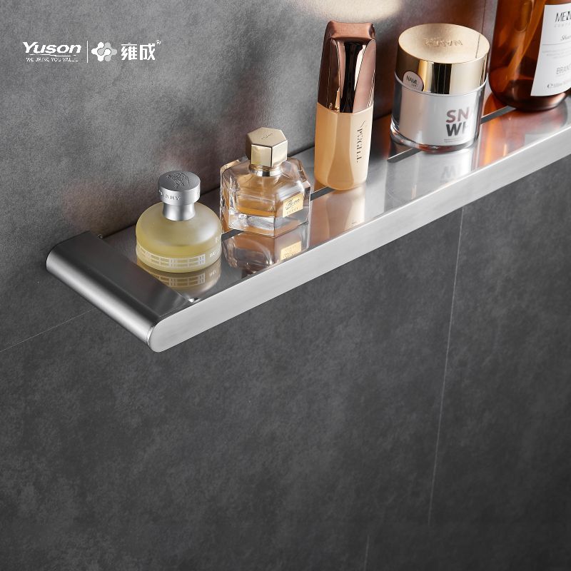 12687 Sleek Bathroom accessories, Storage shelf, Zinc/Brass/SUS shelf, wall- mounted(Series 12600)