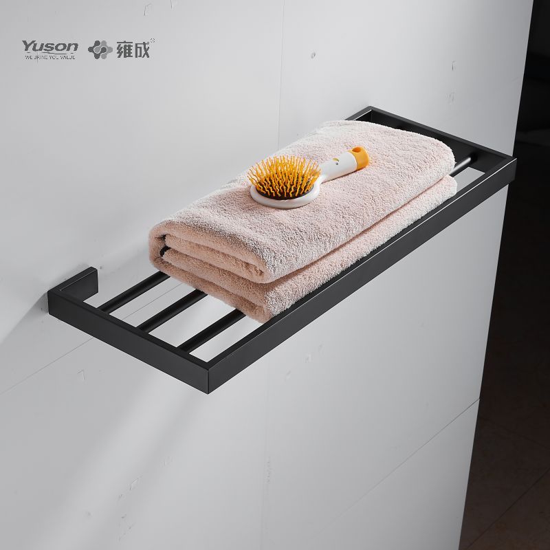 12762 Sleek Bathroom accessories, Towel shelves, Towel rack, Zinc/Brass/SUS Towel holder, wall- mounted(Series 12700)