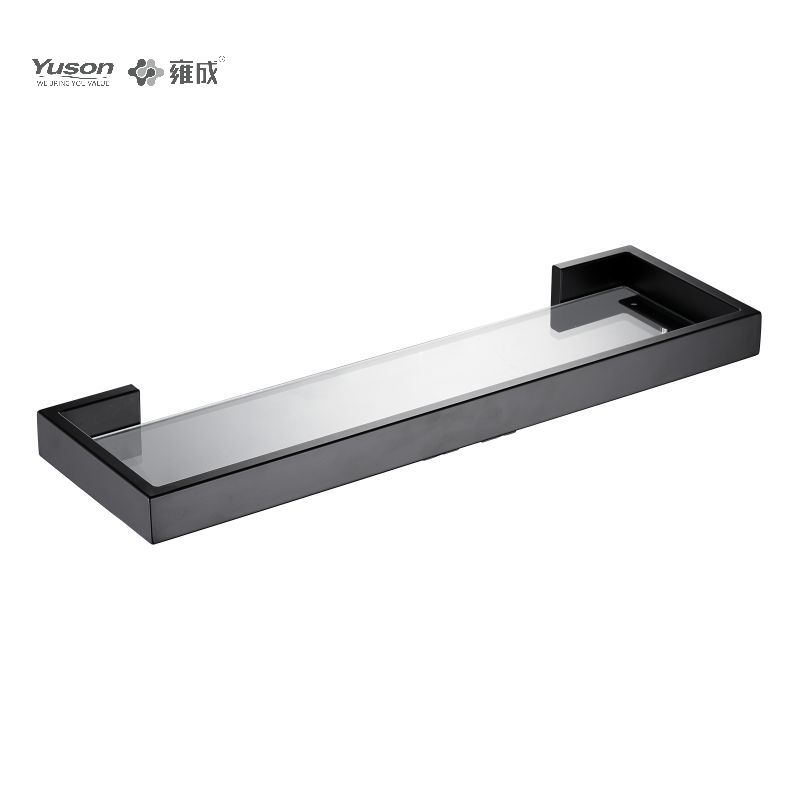 12787 Sleek Bathroom accessories, Towel shelves, Storage shelf, Glass shelf, Tempered Glass, wall- mounted(Series 12700)