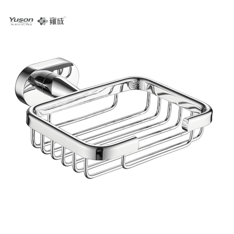 13385B Sleek Bathroom accessories, Soap baskets, Zinc/Brass/SUS Soap holder, wall- mounted(Series 13300)