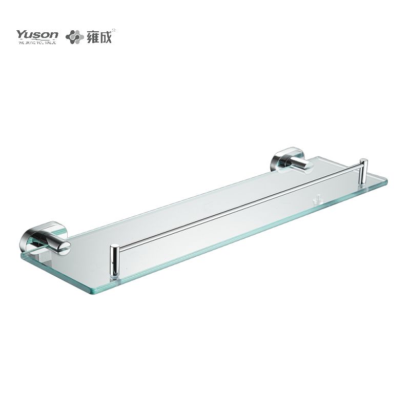 13387 Sleek Bathroom accessories, Towel shelves, Storage shelf, Glass shelf, Tempered Glass, wall- mounted(Series 13300)