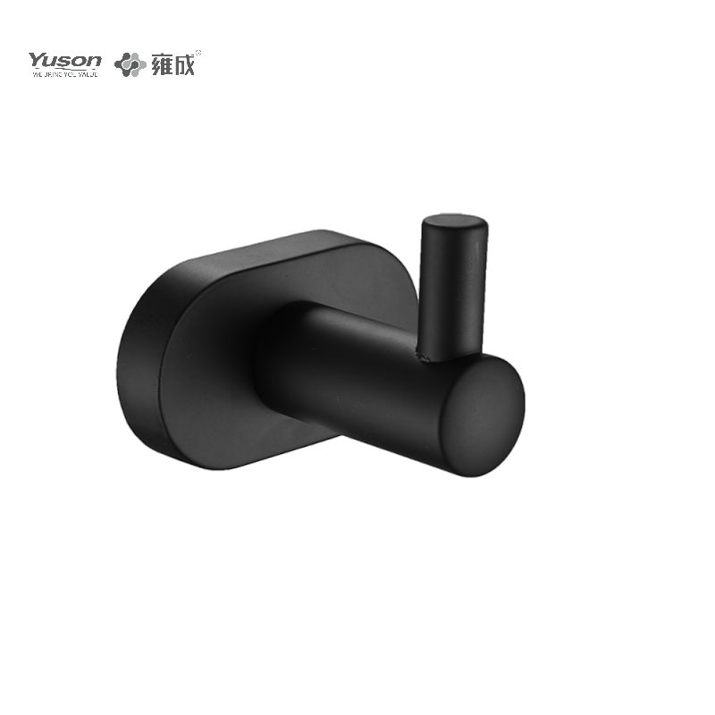 13388 Sleek Bathroom accessories, Robe hook, Zinc/Brass/SUS robe hook, wall- mounted(Series 13300)