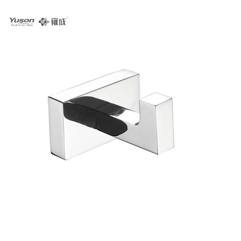 13488 Sleek Bathroom accessories, Robe hook, Zinc/Brass/SUS robe hook, wall- mounted(Series 13400)