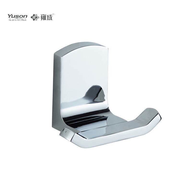 25588 Sleek Bathroom accessories, Robe hook, Zinc/Brass/SUS robe hook, wall- mounted(Series 25500)