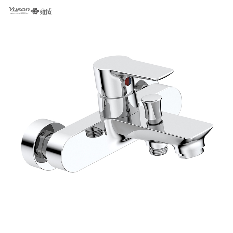 3187-10 DVGW certified, brass faucet single lever hot/cold water wall-mounted shower mixer