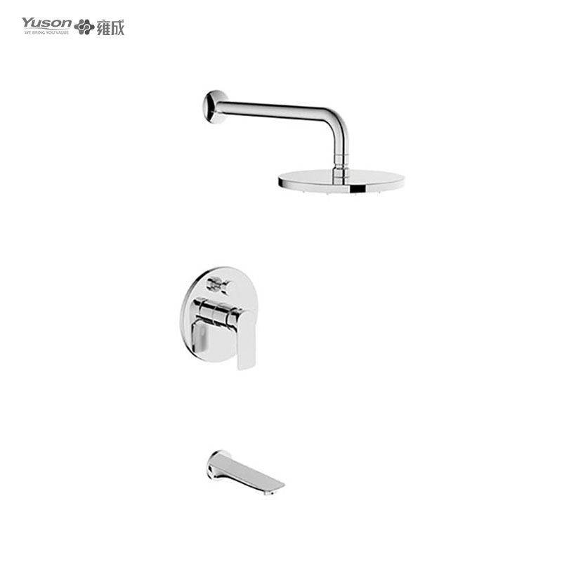 3165-22K	shower kit, brass built-in hot/cold mixer, shower head and spout