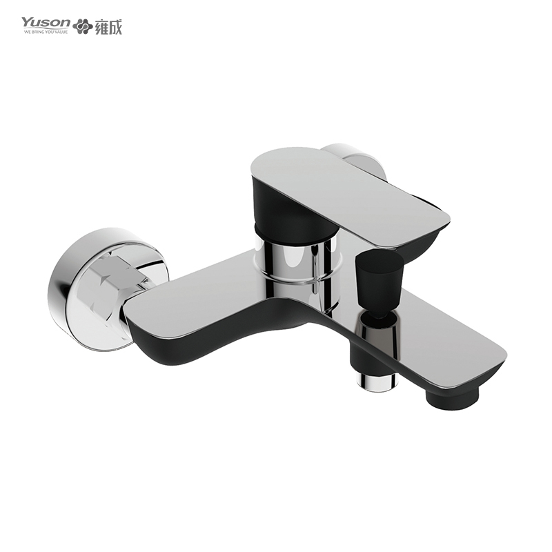 3165-10 brass faucet single lever hot/cold water wall-mounted bathtub mixer