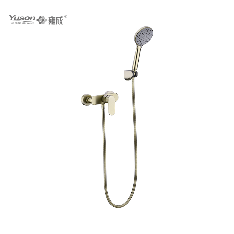 2012-20K1 Brass wall-mounted single lever hot&cold water shower mixer with showerhead