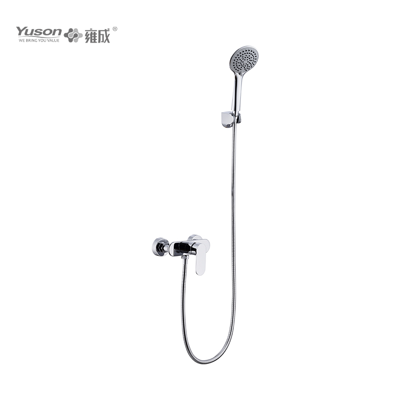 2012-20K1 Brass wall-mounted single lever hot&cold water shower mixer with showerhead