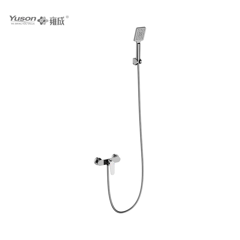 2027-20K1 Brass wall-mounted single lever hot&cold water shower mixer with showerhead