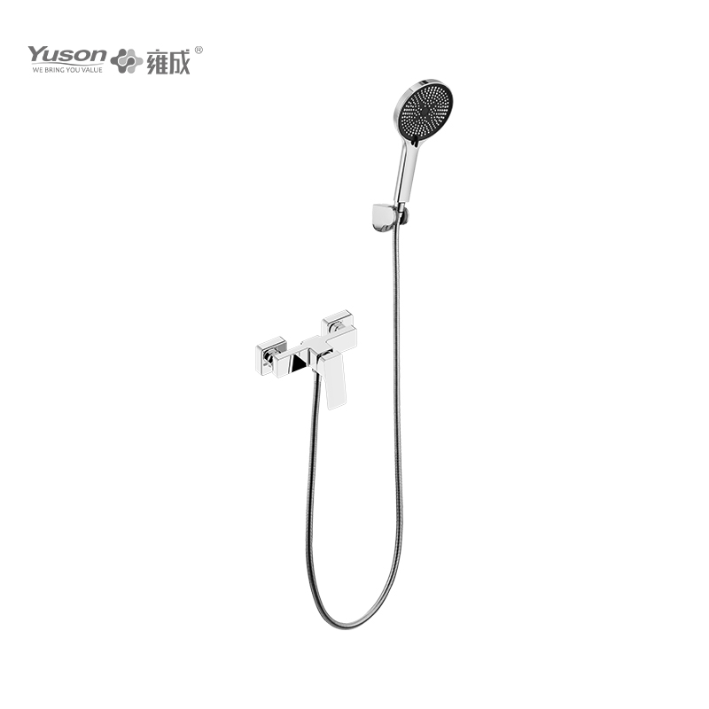 2066-20K1 Brass wall-mounted single lever hot&cold water shower mixer with showerhead