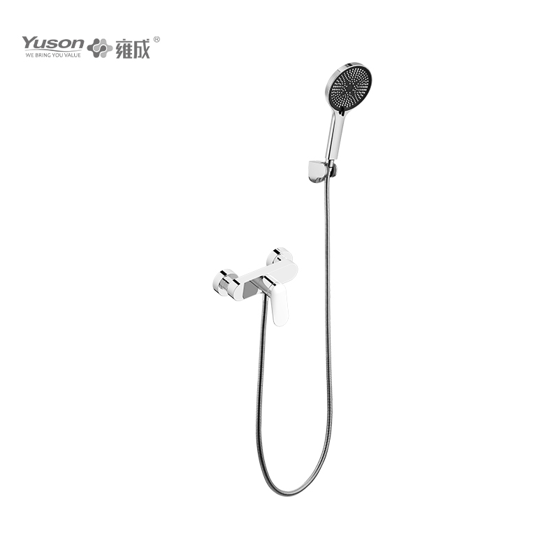 2069-20K1 Brass wall-mounted single lever hot&cold water shower mixer with showerhead