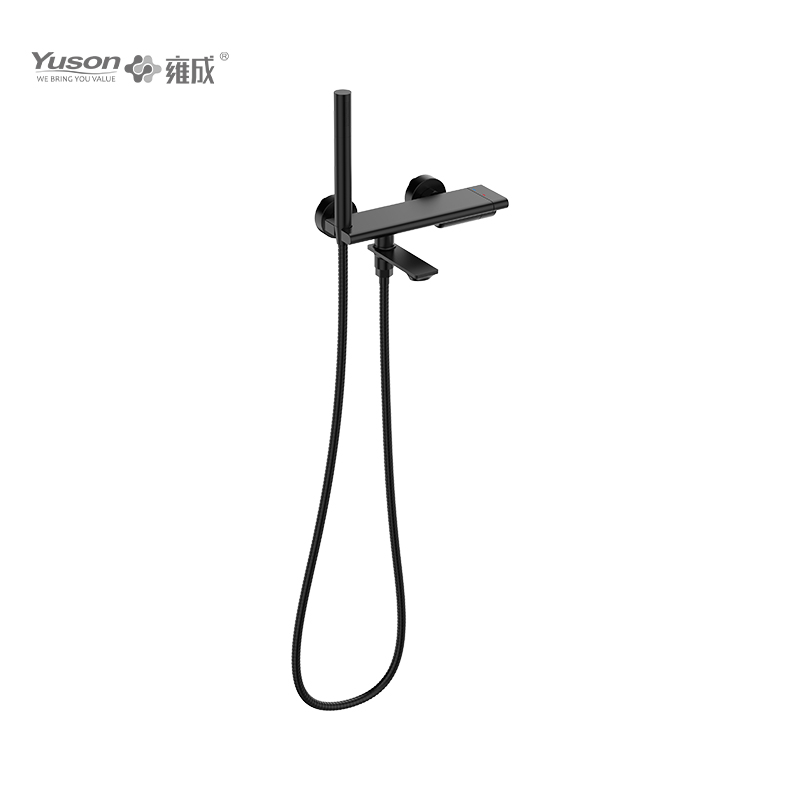 2093-10K1 Brass wall-mounted single lever hot&cold water bath&shower mixer with showerhead