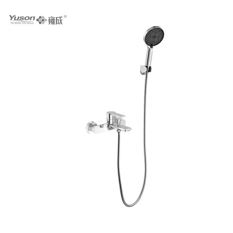 3378-10K1 Brass wall-mounted single lever hot&cold water bath&shower mixer with showerhead